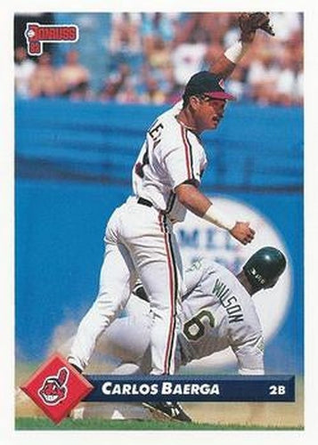 #405 Carlos Baerga - Cleveland Indians - 1993 Donruss Baseball