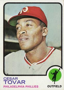 #405b Cesar Tovar - Philadelphia Phillies - 1973 Topps Baseball