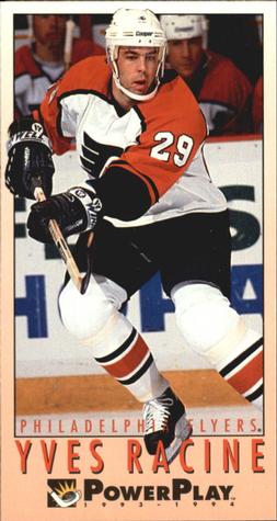 #406 Yves Racine - Philadelphia Flyers - 1993-94 Fleer PowerPlay Hockey