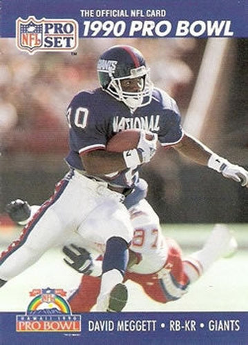 #406 David Meggett - New York Giants - 1990 Pro Set Football