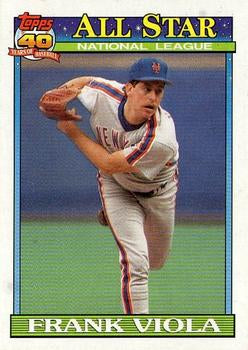#406 Frank Viola - New York Mets - 1991 Topps Baseball