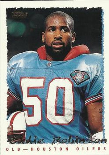 #406 Eddie Robinson - Houston Oilers - 1995 Topps Football
