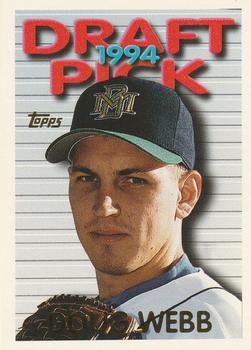 #406 Doug Webb - Milwaukee Brewers - 1995 Topps Baseball