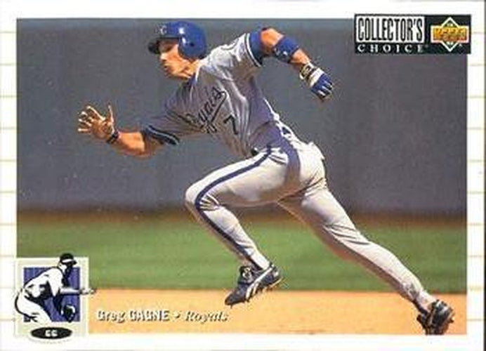 #406 Greg Gagne - Kansas City Royals - 1994 Collector's Choice Baseball