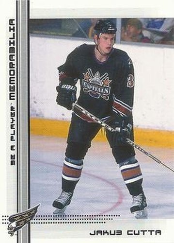 #406 Jakub Cutta - Washington Capitals - 2000-01 Be a Player Memorabilia Hockey