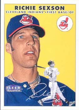 #406 Richie Sexson - Cleveland Indians - 2000 Fleer Tradition Baseball