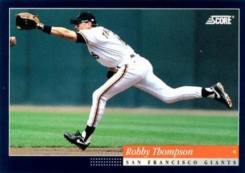 #406 Robby Thompson - San Francisco Giants -1994 Score Baseball