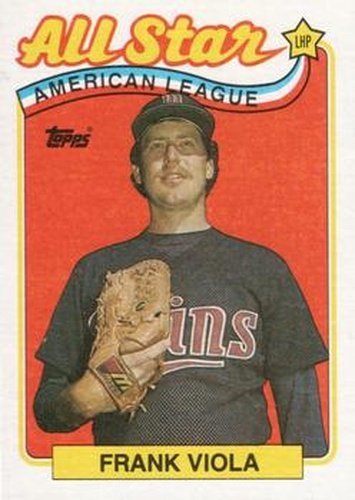 #406 Frank Viola - Minnesota Twins - 1989 Topps Baseball