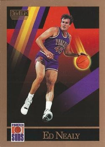 #406 Ed Nealy - Phoenix Suns - 1990-91 SkyBox Basketball