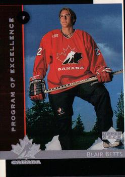 #407 Blair Betts - Canada - 1997-98 Upper Deck Hockey