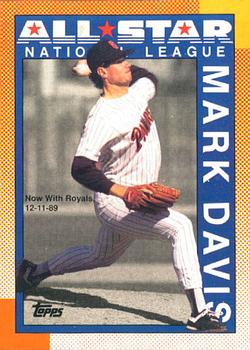 #407 Mark Davis - San Diego Padres - 1990 O-Pee-Chee Baseball