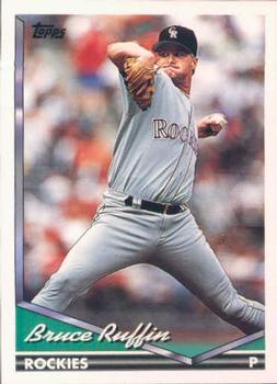 #407 Bruce Ruffin - Colorado Rockies - 1994 Topps Baseball
