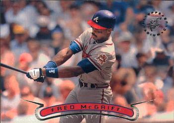 #407 Fred McGriff - Atlanta Braves - 1996 Stadium Club Baseball