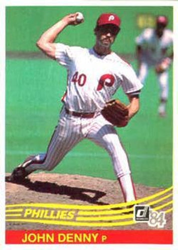 #407 John Denny - Philadelphia Phillies - 1984 Donruss Baseball