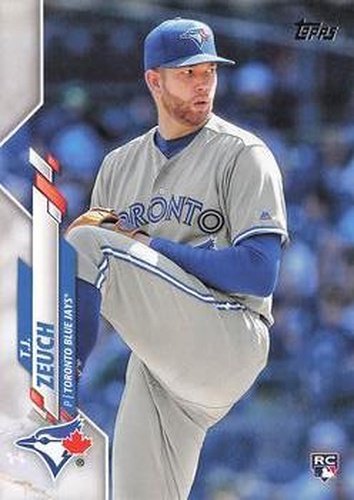 #407 T.J. Zeuch - Toronto Blue Jays - 2020 Topps Baseball