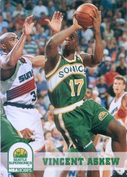 #407 Vincent Askew - Seattle SuperSonics - 1993-94 Hoops Basketball