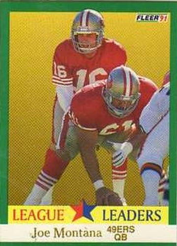 #408 Joe Montana - San Francisco 49ers - 1991 Fleer Football