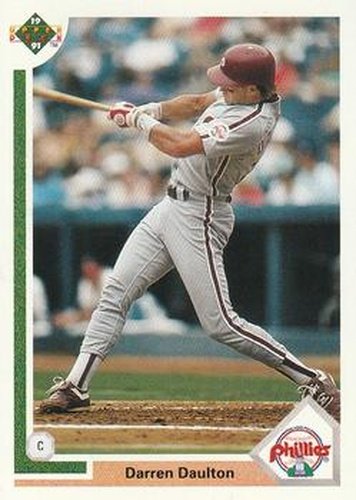 #408 Darren Daulton - Philadelphia Phillies - 1991 Upper Deck Baseball