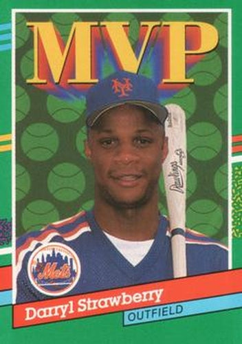 #408 Darryl Strawberry - New York Mets - 1991 Donruss Baseball