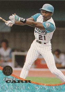 #408 Chuck Carr - Florida Marlins - 1994 Leaf Baseball