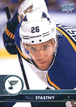 #408 Paul Stastny - St. Louis Blues - 2017-18 Upper Deck Hockey