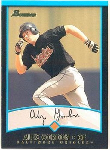 #408 Alex Gordon - Baltimore Orioles - 2001 Bowman Baseball