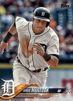 #408 Mikie Mahtook - Detroit Tigers - 2018 Topps Baseball