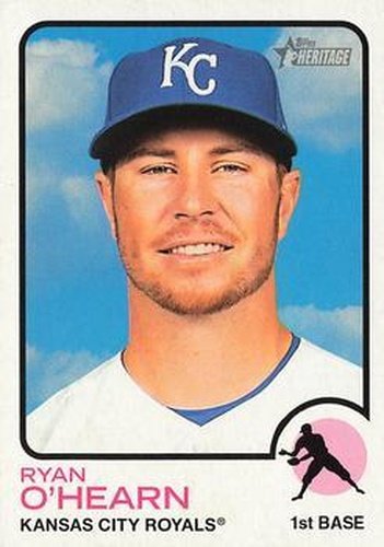 #408 Ryan O'Hearn - Kansas City Royals - 2022 Topps Heritage Baseball