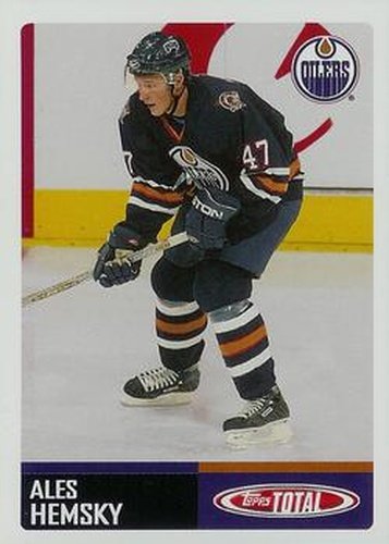 #409 Ales Hemsky - Edmonton Oilers - 2002-03 Topps Total Hockey