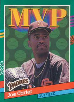 #409 Joe Carter - San Diego Padres - 1991 Donruss Baseball