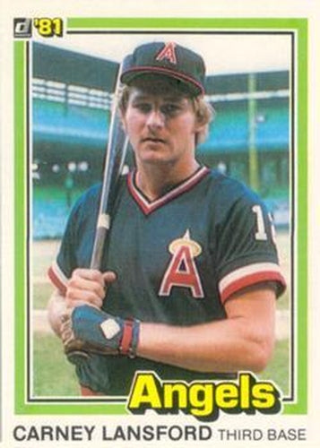 #409 Carney Lansford - California Angels - 1981 Donruss Baseball