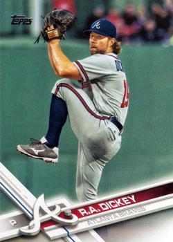 #409 R.A. Dickey - Atlanta Braves - 2017 Topps Baseball