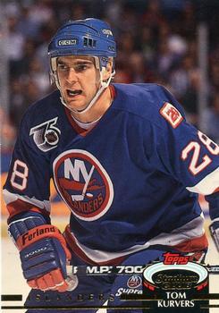 #409 Tom Kurvers - New York Islanders - 1992-93 Stadium Club Hockey