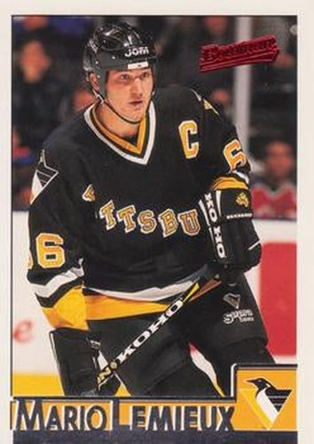 #40 Mario Lemieux - Pittsburgh Penguins - 1995-96 Bowman Hockey