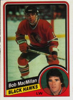 #40 Bob MacMillan - Chicago Blackhawks - 1984-85 O-Pee-Chee Hockey