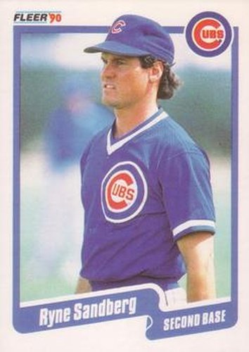 #40 Ryne Sandberg - Chicago Cubs - 1990 Fleer USA Baseball