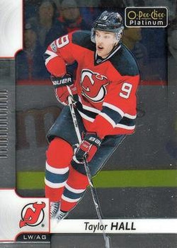 #40 Taylor Hall - New Jersey Devils - 2017-18 O-Pee-Chee Platinum Hockey