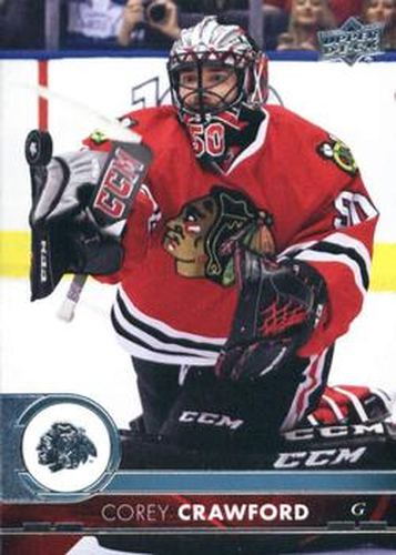#40 Corey Crawford - Chicago Blackhawks - 2017-18 Upper Deck Hockey