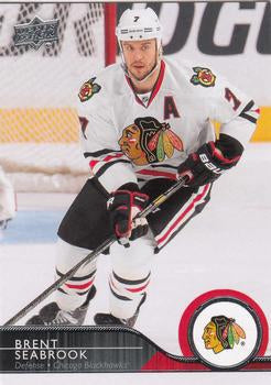 #40 Brent Seabrook - Chicago Blackhawks - 2014-15 Upper Deck Hockey