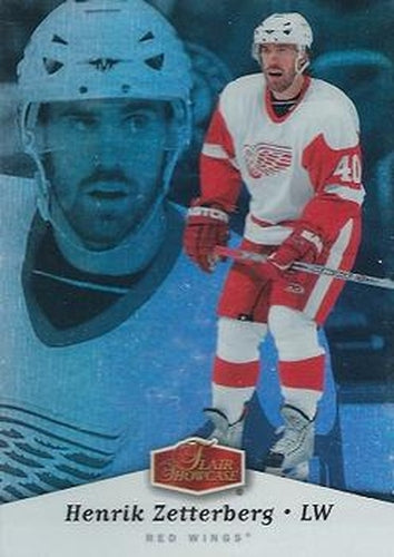 #40 Henrik Zetterberg - Detroit Red Wings - 2006-07 Flair Showcase Hockey