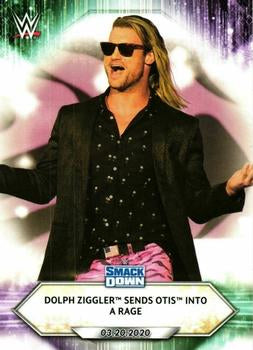 #40 Dolph Ziggler Sends Otis into A Rage - 2021 Topps WWE Wrestling
