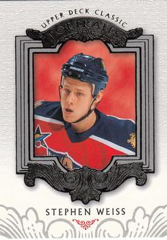 #40 Stephen Weiss - Florida Panthers - 2003-04 Upper Deck Classic Portraits Hockey