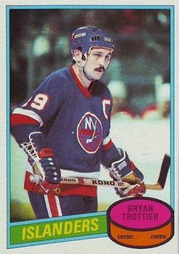 #40 Bryan Trottier - New York Islanders - 1980-81 O-Pee-Chee Hockey