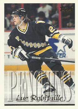 #40 Luc Robitaille - Pittsburgh Penguins - 1995-96 Topps Hockey