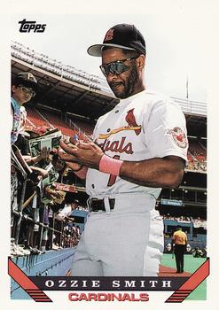 #40 Ozzie Smith - St. Louis Cardinals - 1993 Topps Baseball