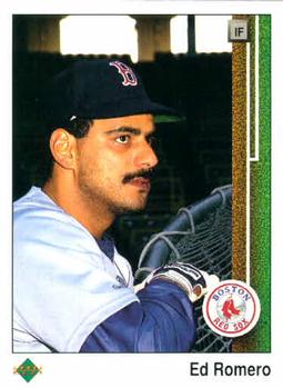 #40 Ed Romero - Boston Red Sox - 1989 Upper Deck Baseball