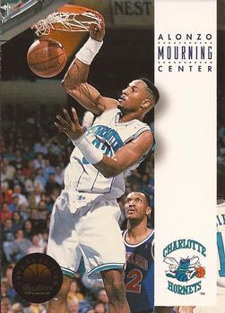 #40 Alonzo Mourning - Charlotte Hornets - 1993-94 SkyBox Premium Basketball