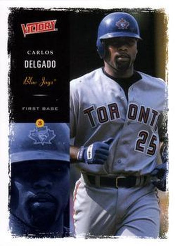 #40 Carlos Delgado - Toronto Blue Jays - 2000 Upper Deck Victory Baseball