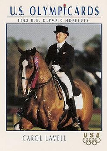 #40 Carol Lavell - USA - 1992 Impel U.S. Olympic Hopefuls
