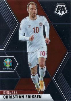 #40 Christian Eriksen - Denmark - 2021 Panini Mosaic UEFA EURO Soccer